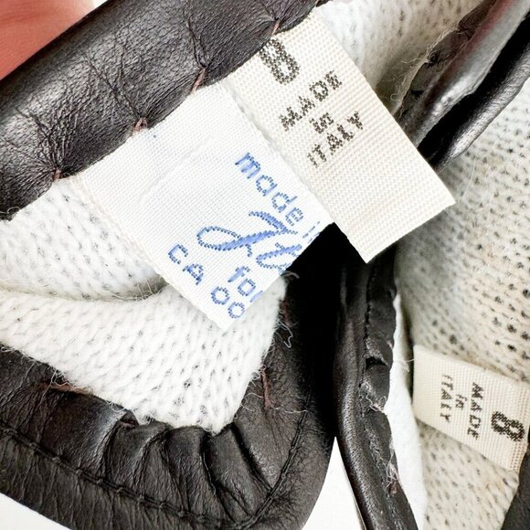 Vintage Eaton's Made in Italy Suede Gloves 8/S - Picture 4 of 5